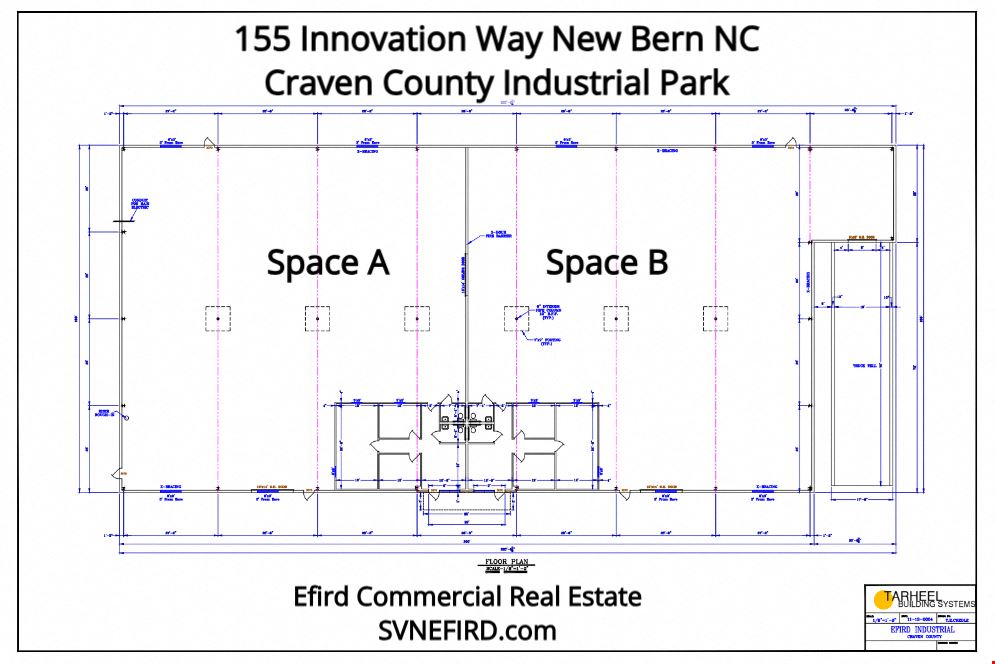 Craven County Industrial Park Flex Warehouses For Lease