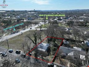 0.19± Acre Commercial Site In Downtown Boerne For Sale