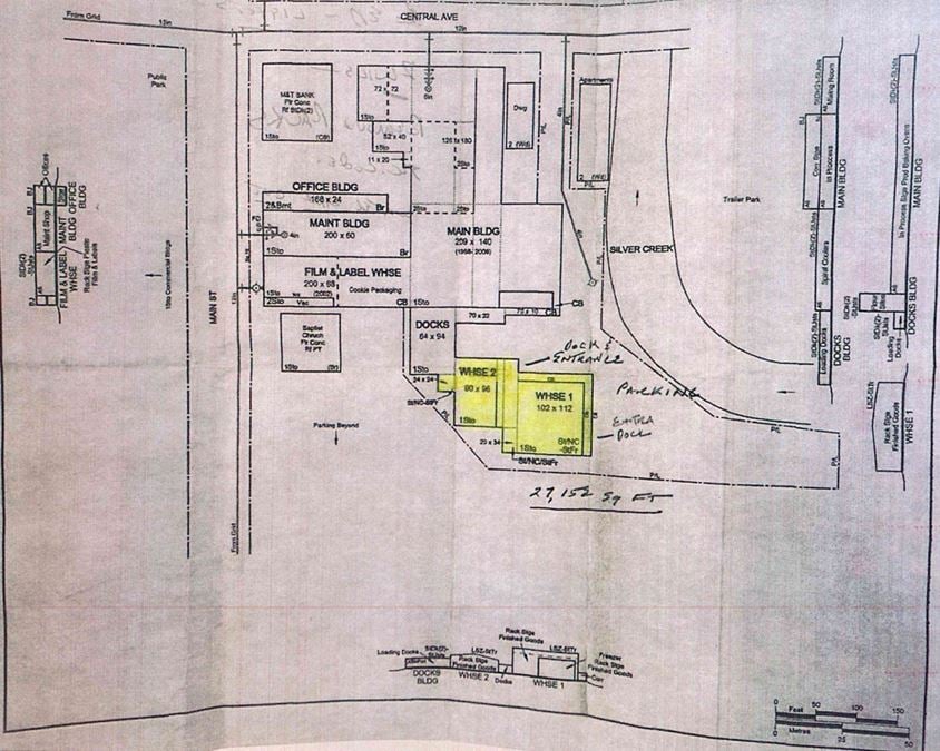 27,152 +/- SF Food Grade Warehouse