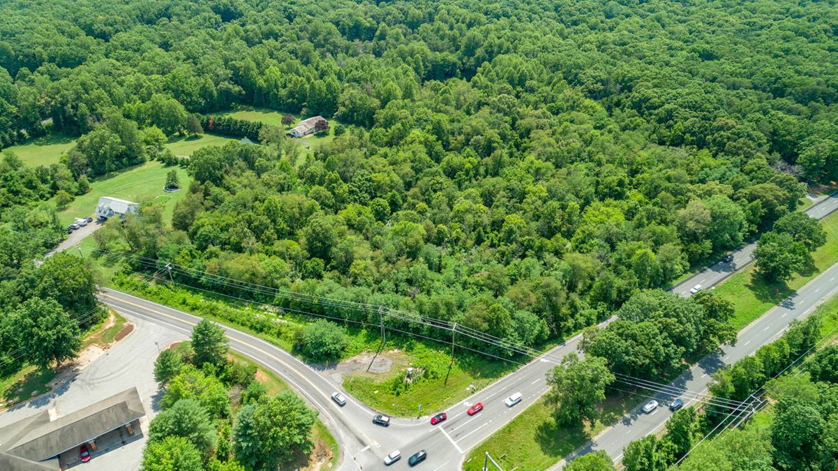 Corner of Route 3 Plank Road and Brock Road
