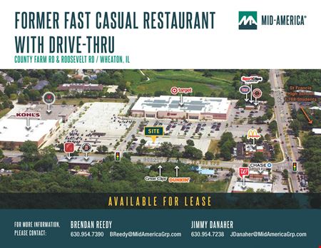 Preview of commercial space at  County Farm Rd & Roosevelt Rd