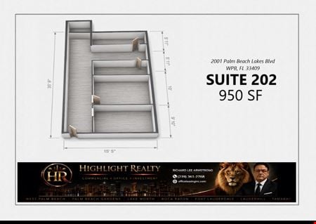 Preview of Office space for Rent at 2001 Palm Beach Lakes Blvd.