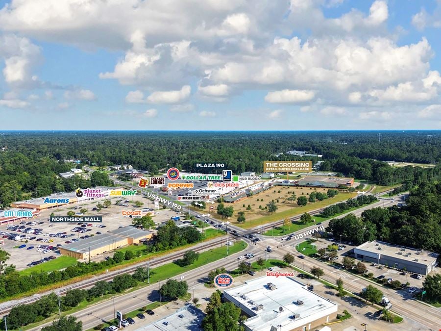 Retail Suites and Outparcel Available at The Crossing Shopping Center