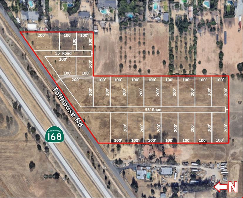 ±11.96 Acres of Vacant Residential Land in Clovis, CA