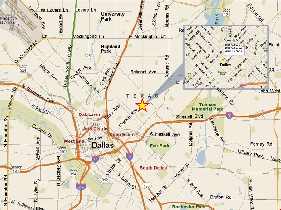 East Dallas Hard Corner Pad Site