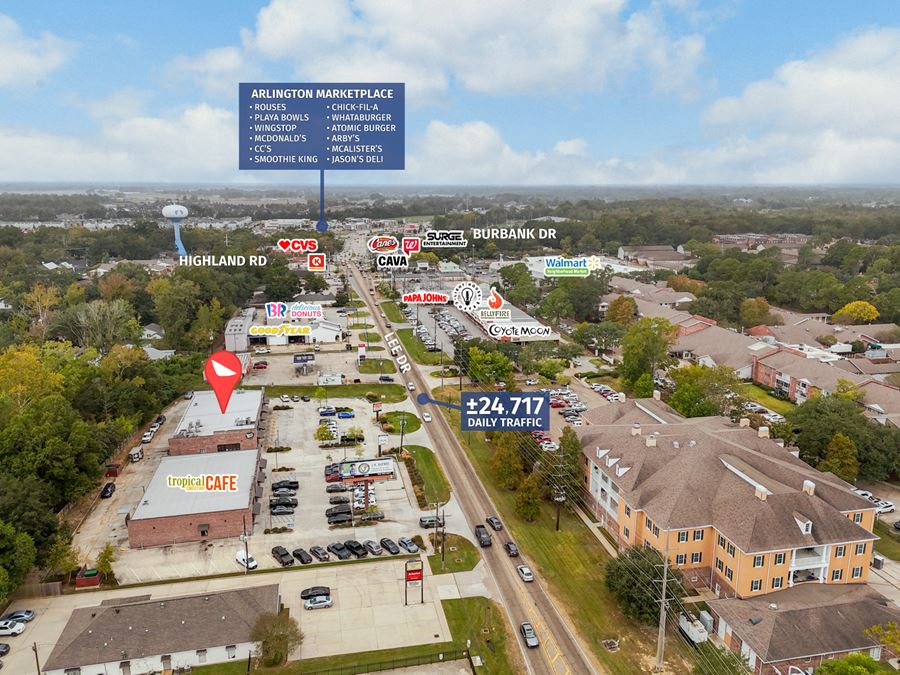 Retail Suites for Lease in Highly-Visible Commercial Corridor