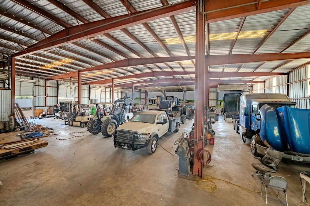 9.17-Acre Fenced Industrial Outdoor Storage (IOS) Yard | Warehouse + Office | 8612 N. Seminary Rd, Edinburg TX