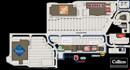 Preview of Retail space for Rent at 716-814 Crossings Rd