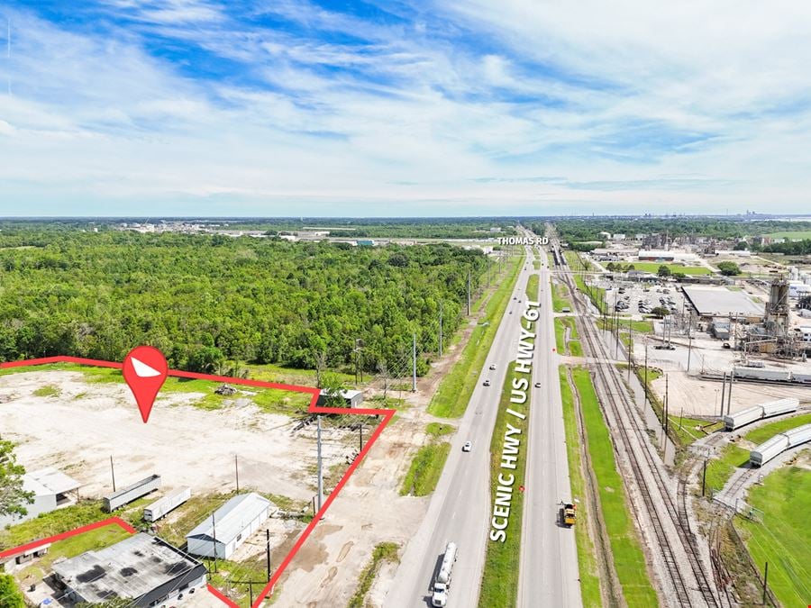 5.5 Acre Stabilized Yard on Scenic Hwy / US Hwy-61