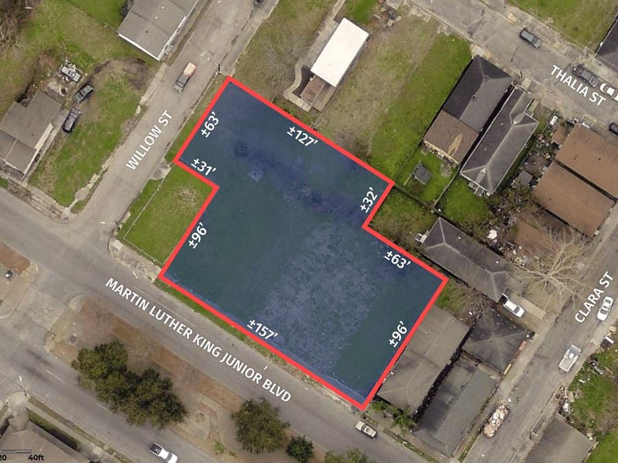 Development Lots for Sale just off S Claiborne Ave