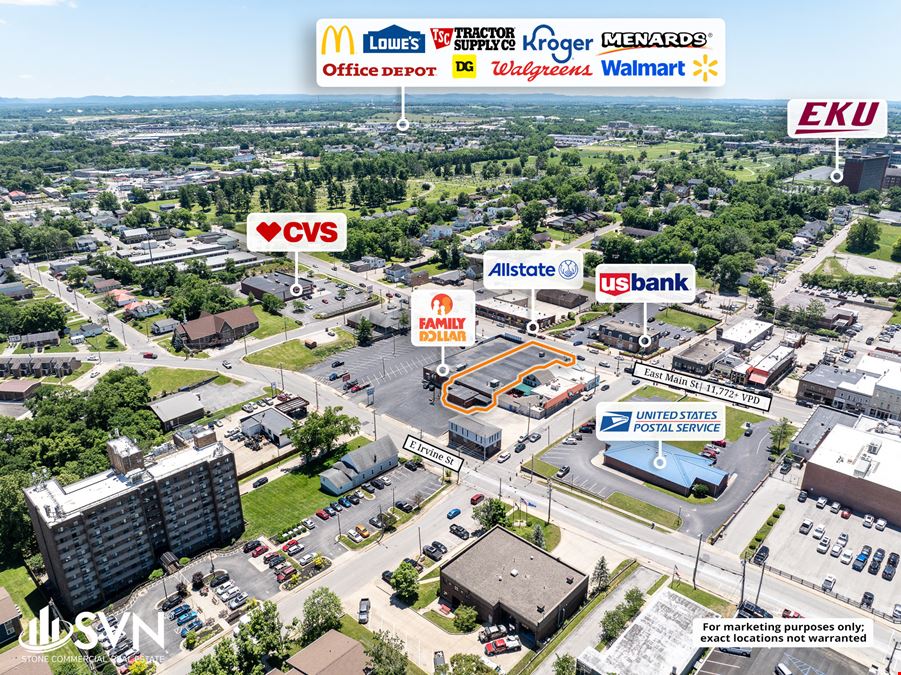 14K SF Office or Retail Downtown Richmond KY