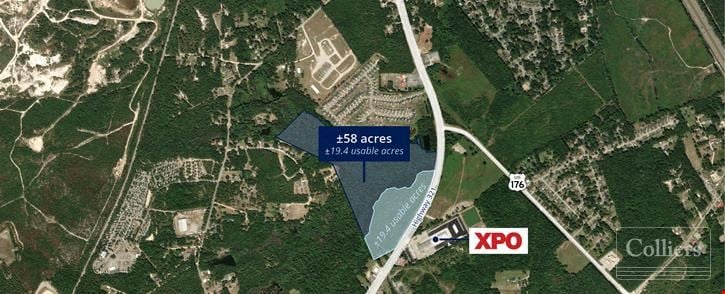 ±58-Acre Industrial Development Opportunity with Easy Access to I-26 & I-77