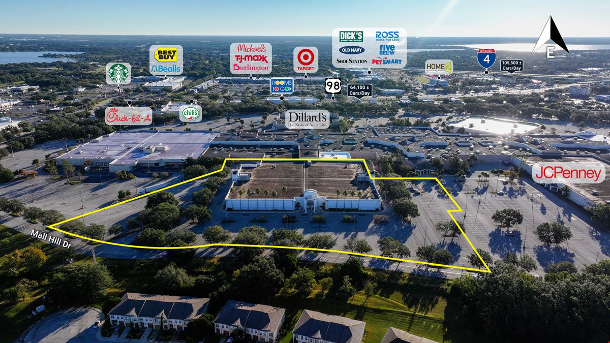 Big Box Retail Space at Lakeland Square Mall