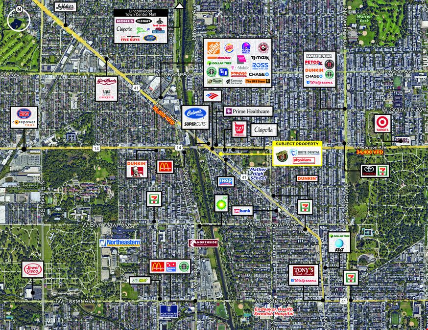 High-Traffic Strip Center | 2nd Generation Restaurant Endcap