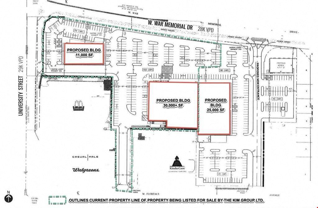 3624 N University St - Lot 2 & 3