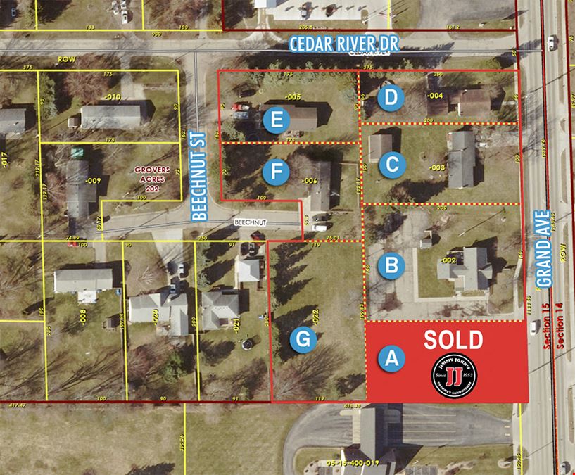 Site Near future Jimmy Johns & I-96 (Sites B/G)