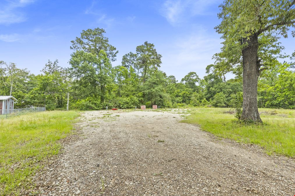 2 Acres for Lease | Prime FM 3083 Frontage Land in Conroe, TX – High Visibility & Easy Access