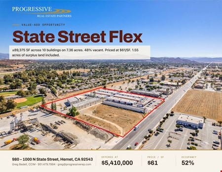 Preview of Retail space for Sale at 980-1000 N State Street