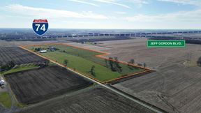 46 Acres Proposed Industrial at the I-74 Interchange