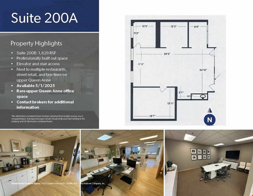 Queen Anne Creative Office Space
