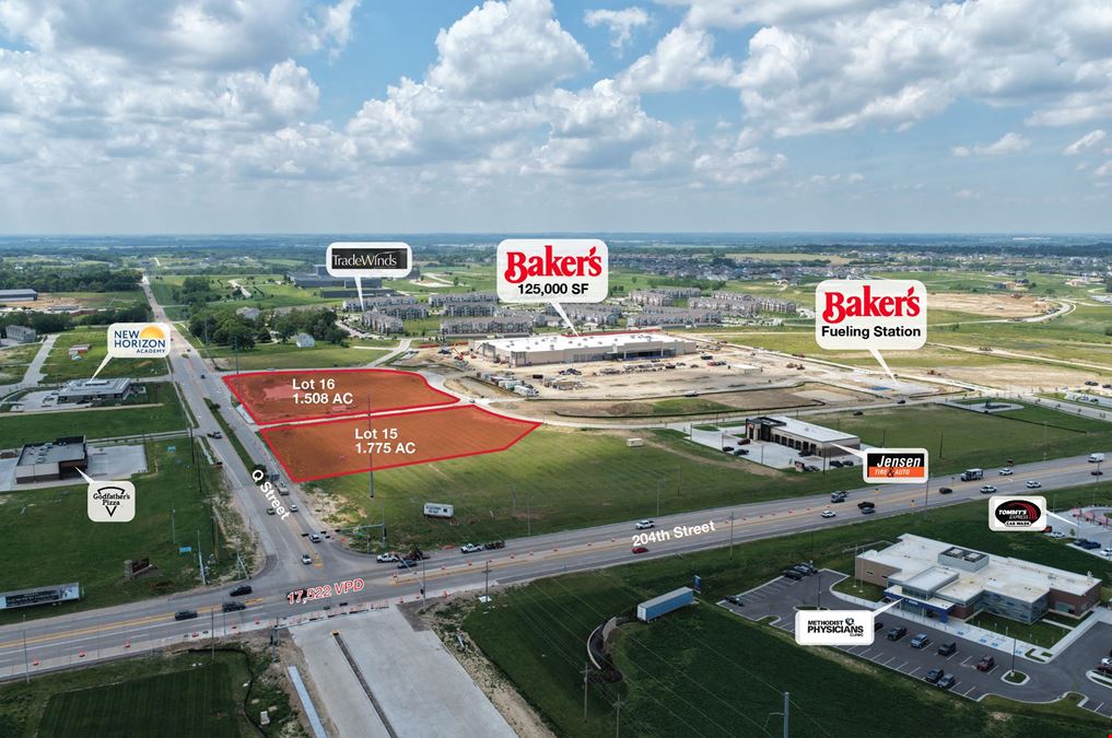 205th & Q  Kensington Park Pad Sites
