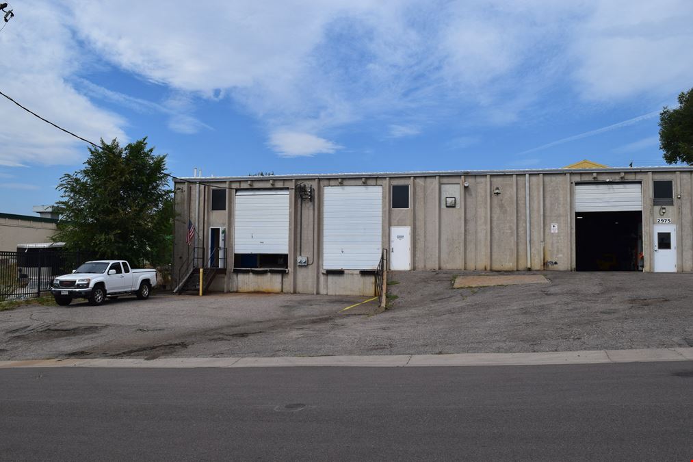 2,000 SF warehouse with dock high loading (drive in access potential)