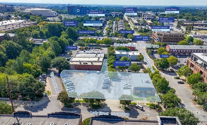 ±0.64 Acres Available for Redevelopment in The Vista | Columbia, SC