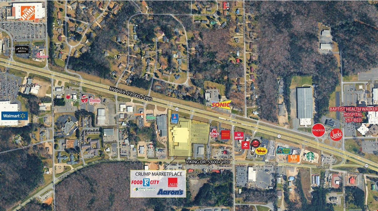 Crump Marketplace Space For Lease