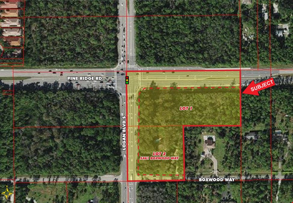 SE Corner of Pine Ridge Rd & Logan Blvd N