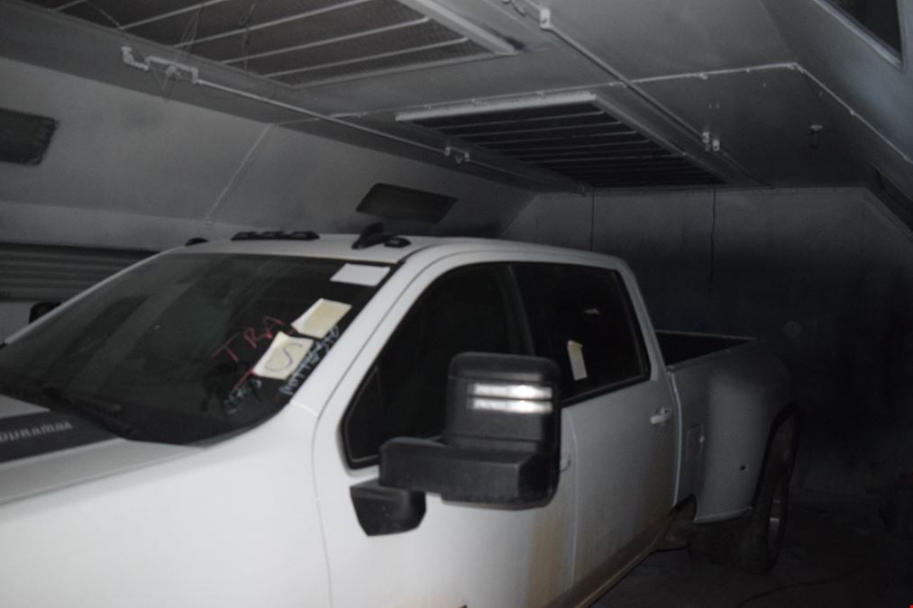 4,000 SF autobody repair shop w/ paint booth