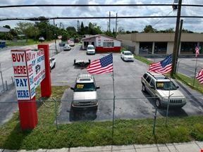 .33 acres of retail/office car dealership