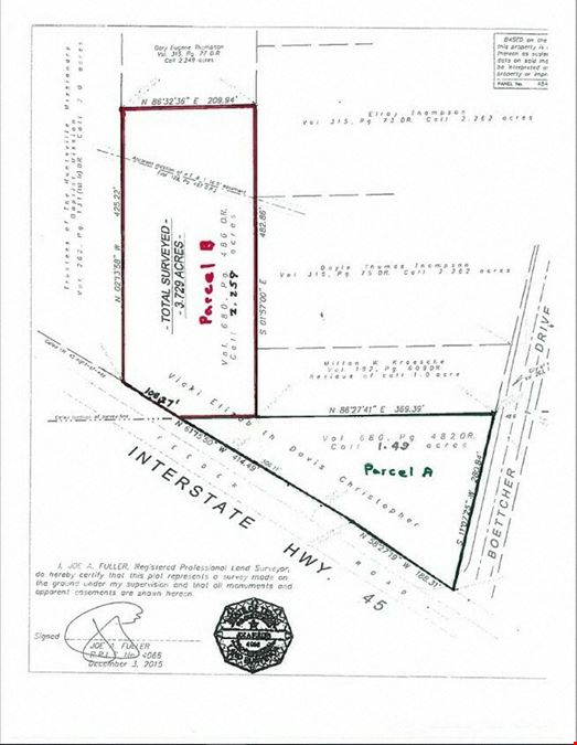 PRIME LAND LEASE I-45