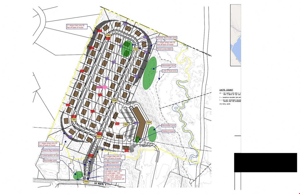 244 acres comm/res with util.