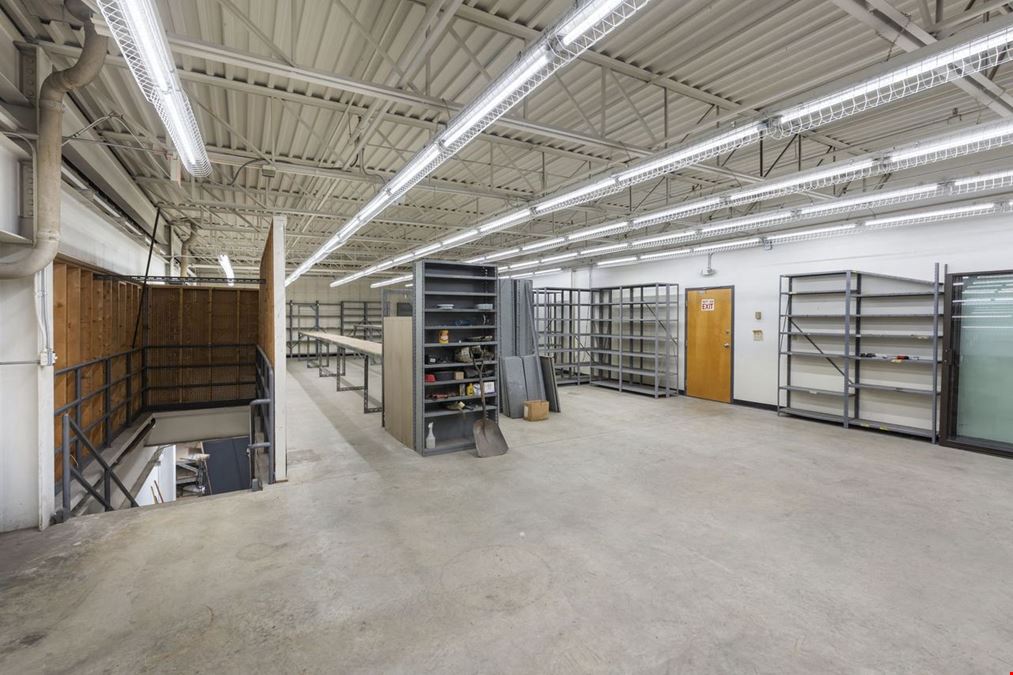 Suite H:  Versatile 4,000 SF Commercial Workspace with Dock, Power and Parking