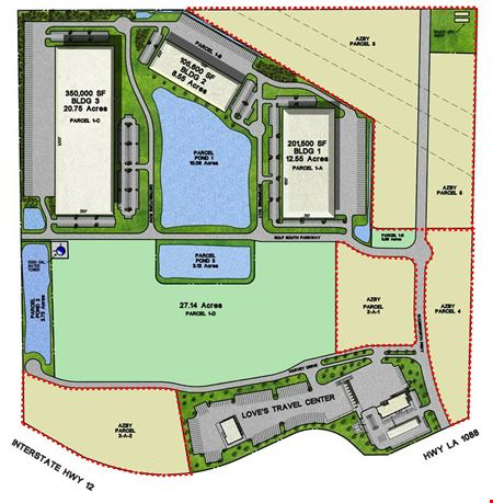 Preview of VacantLand space for Sale at I-12 and Highway 1088