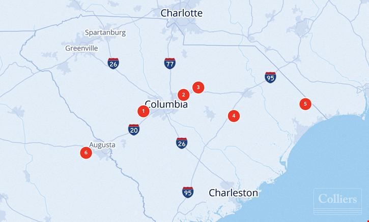 Investment Opportunity: Portfolio of Six Grocery Chain Properties | SC & GA