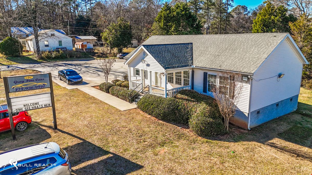 One-of-a-Kind Commercial Site with Building and Expansion Land | Gray, GA
