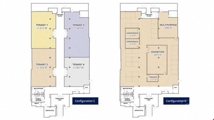 Prominent Retail Space for  Lease in Downtown Spartanburg