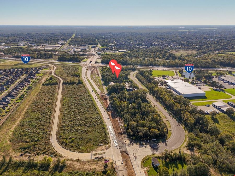 Development Lots with Direct Access to Upcoming I-10 Exit at Pecue Lane