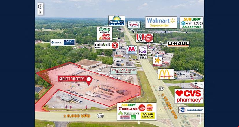 Preview of Retail space for Sale at 11655 University of North  Alabama Hwy