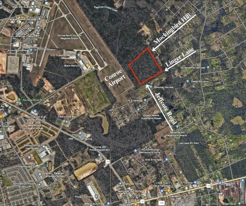 59 Acres Behind Conroe Airport