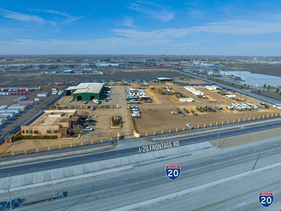 Industrial Complex on I-20 with Multiple Cranes & Wash-Bay