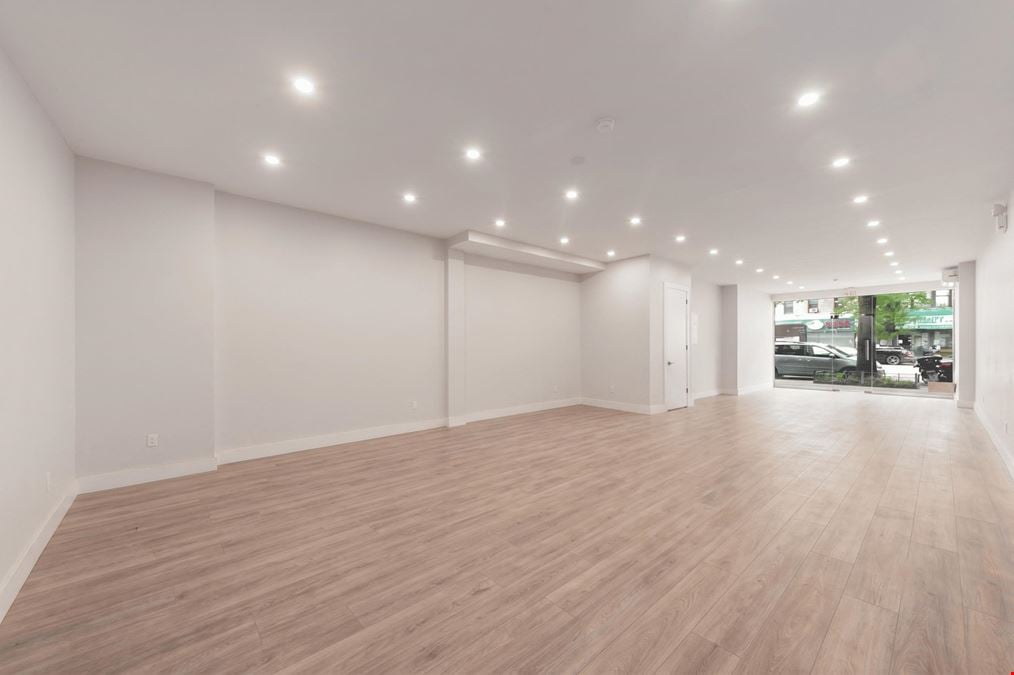 1,100 SF | 1447 Flatbush Avenue | High-Exposure Vanilla Box Retail Space Near Flatbush Junction for Lease