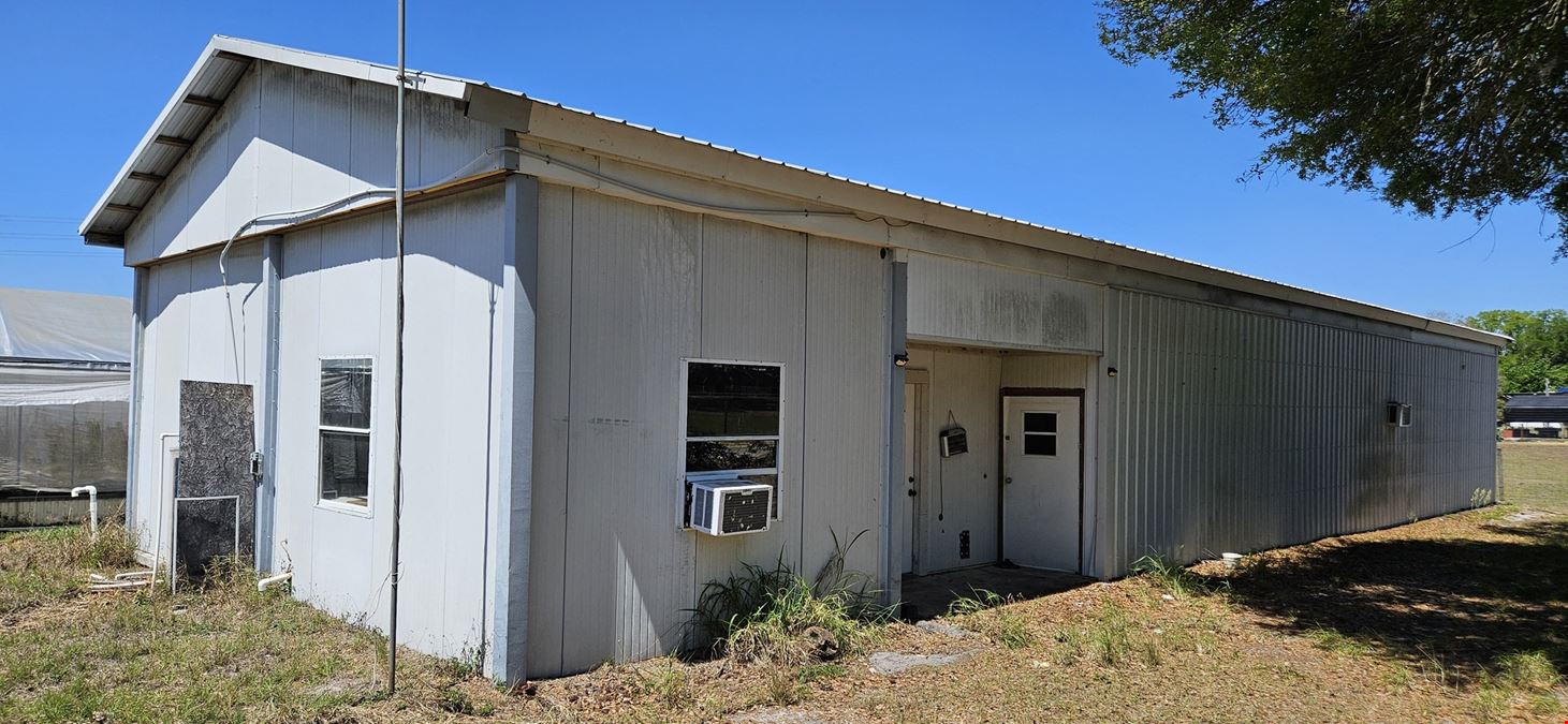 3.25± Acres with 29,000± SF Greenhouses + 2,000± SF Storage/Office (Well, 3-Phase, Near US-27)