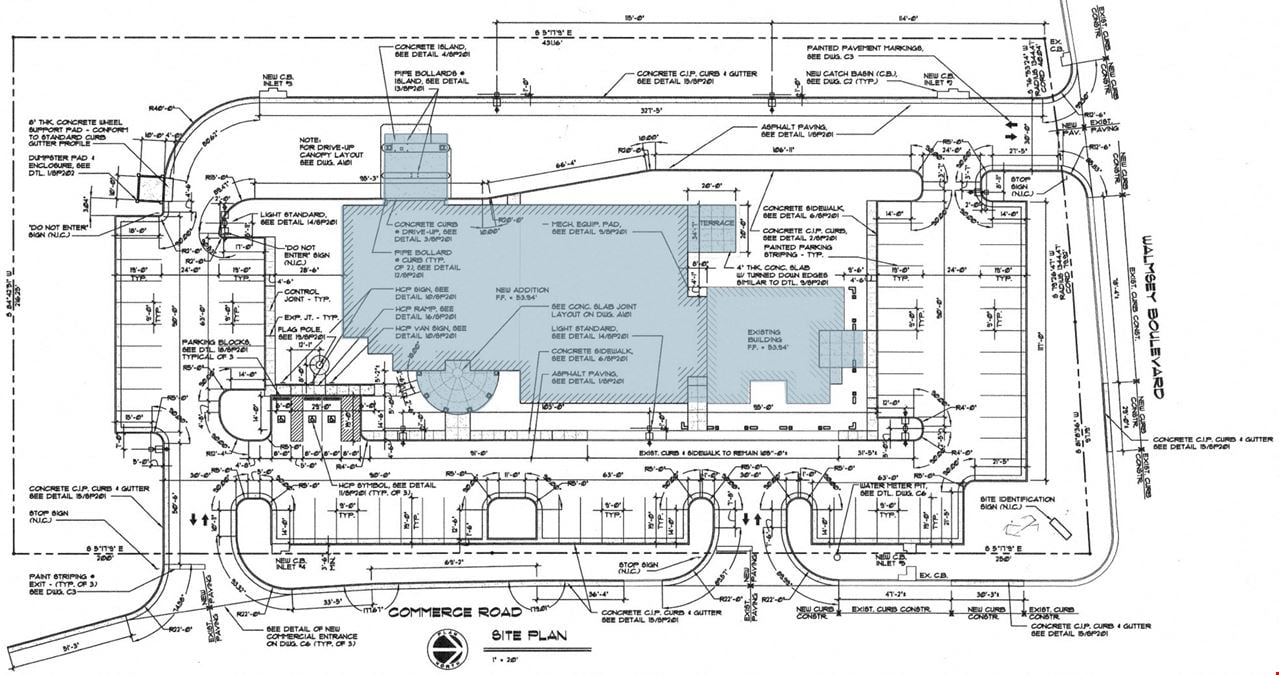 15,917 SF Building with Drive Thru