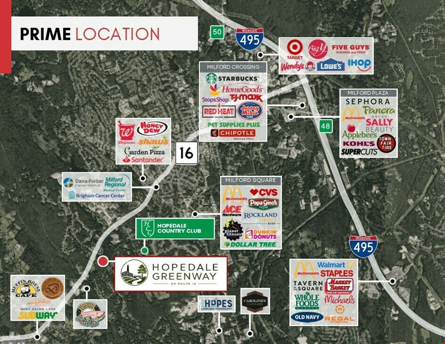 Hopedale Greenway on Route 16