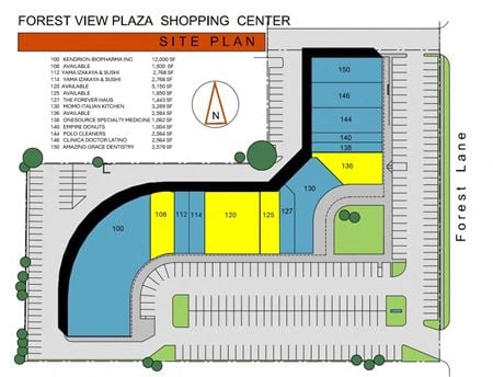 Preview of Retail space for Rent at 8989 Forest Lane