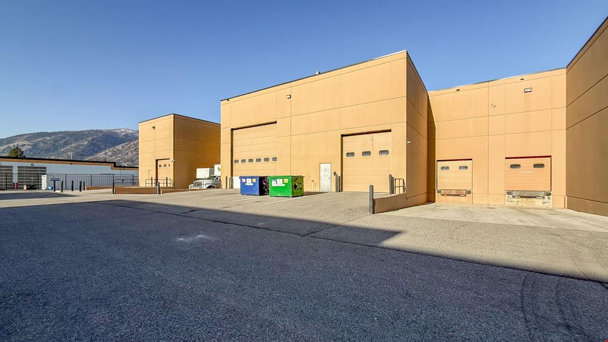 Centrally located industrial end-cap for sublease in the West Kelowna Business Park.