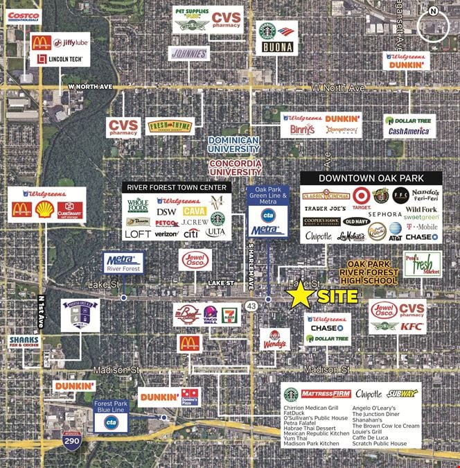 Retail | Office Opportunity at Rhythm & Blues of Oak Park
