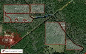 3 to 118± Ac. Riverfront Recreational Opportunity